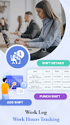 Work Log - Work Hours Tracking โปสเตอร์