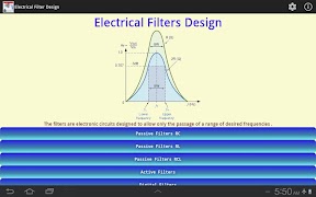Electrical Filter Design スクリーンショット 6