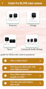 برنامه‌نما Blink Mini Camera Guide عکس از صفحه