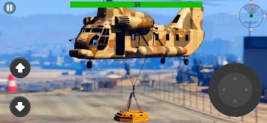 Helicopter Cargo Simulator 202 Ekran Görüntüsü 1