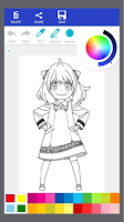 Manga Coloring Book স্ক্রিনশট 2