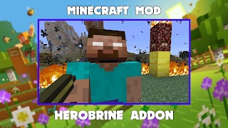 Herobrine Mod for Minecraft PE screenshot 1