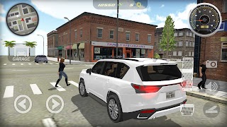 LX600 Auto Driving Simulator الملصق