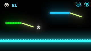 Neon Ball Platformer ภาพหน้าจอ 5