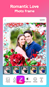 Romantic Love Photo Frame স্ক্রিনশট 2