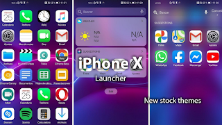 6 Schermata iPhone X Launcher For Android