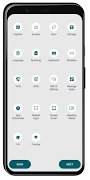 برنامه‌نما settings app - All settings عکس از صفحه