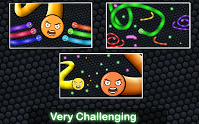 Angry Snake.io - Hungry Slither Battle.io Fun game captura de pantalla 5