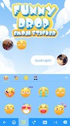 Funny Drop Emoji Sticker スクリーンショット 2