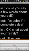Deaf - Hearing Chat (DH Chat) ảnh chụp màn hình 1