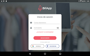 1 Schermata BillApp Tiendas