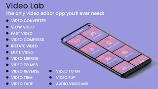 Audio Video Lab : Trim, Reverse, Merge, Music पोस्टर