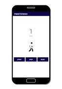 برنامه‌نما Digital Compass | Step Counter عکس از صفحه