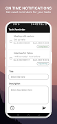 Minimalistic Task Reminder captura de pantalla 1