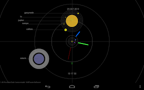 برنامه‌نما PRO Astro Clock LWP عکس از صفحه