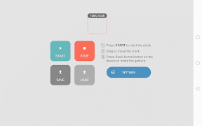 برنامه‌نما Overlay Digital Clock عکس از صفحه