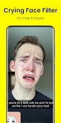 Crying Face Camera Filter captura de pantalla 4