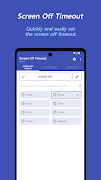 Screen Off Timeout постер