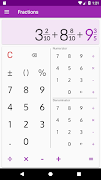 برنامه‌نما Fractions: calculate & compare عکس از صفحه