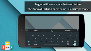 aitype Lollipop Keyboard theme 截图 4