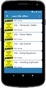 Learn SQL Offline ภาพหน้าจอ 2