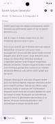 Lorem Ipsum Generator screenshot 1