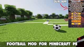 Football Mod in Minecraft MCPE ảnh chụp màn hình 7