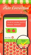 Fruit Keyboard Theme - Tomato  imagem de tela 4