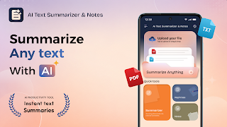AI Summarizer : Text & Notes poster