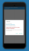 Accelerometer Sensor Calibration capture d'écran 3