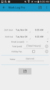 Work Log Pro screenshot 2
