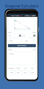 Diagonal Calculator syot layar 5