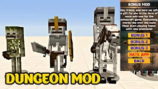 برنامه‌نما Dungeon Mod For Minecaft PE عکس از صفحه
