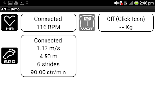 ANT+ Demo screenshot 4