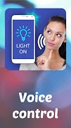 Flashlight voice control 포스터