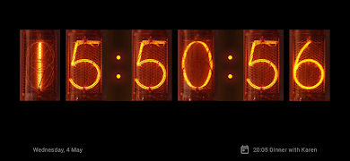 DockClock Screen Saver स्क्रीनशॉट 1