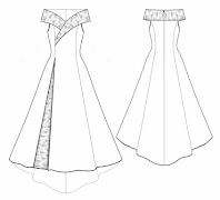 Design do vestido de padrão imagem de tela 6