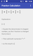 Fraction Calculation تصوير الشاشة 3