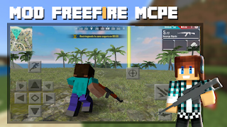 Map FF Fire Max Minecraft PE الملصق