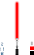 برنامه‌نما Laser saber simulator عکس از صفحه