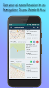 Save Location gps اسکرین شاٹ 1