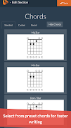Guitar Notepad - Tab Editor скриншот 5