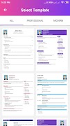 برنامهنما Smart CV عکس از صفحه