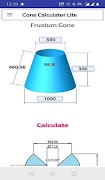 Cone Calculator Lite screenshot 1