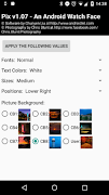 Pix - a customizable watchface poster