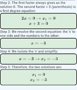 برنامهنما Quadratic Equations Solver عکس از صفحه