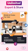 7 Schermata Video Flyer Maker, Templates