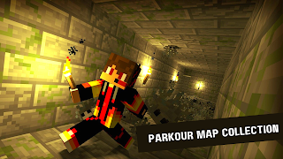 Parkour Maps Mod for Minecraft Poster