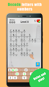 Cryptogram: Letter code games captura de pantalla 1