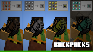 پوستر Backpack mod for minecraft Beta